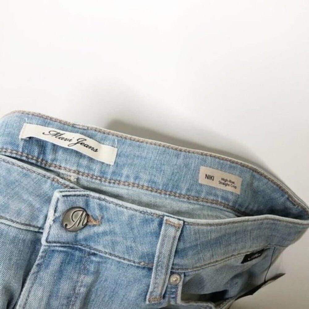 MAVI Niki Raw Hem Straight Crop Jeans - Picture 7 of 8
